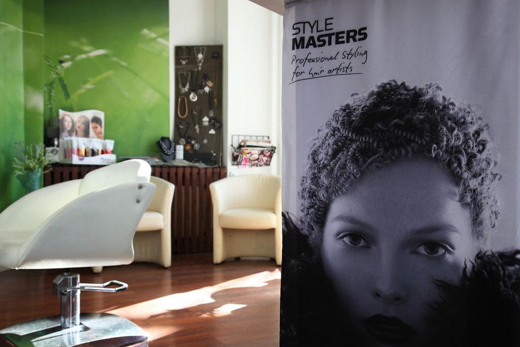Blick in den Salon EckSchnitt